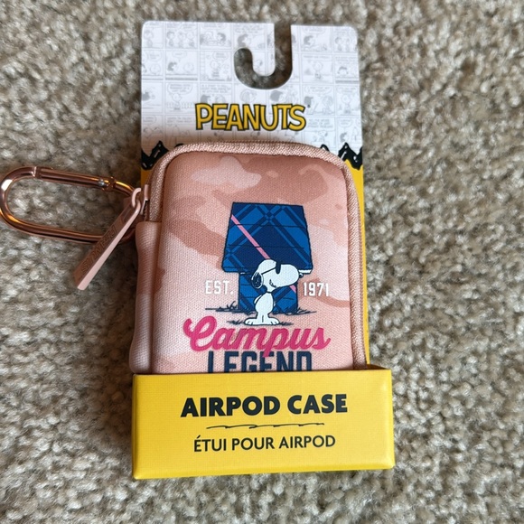 Peanuts Pink Laptop Skin and AirPod Case Set beige camo camouflage tech camo - Picture 6 of 7